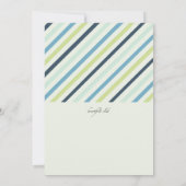 Invitation photo Classy Stripe (Dos)