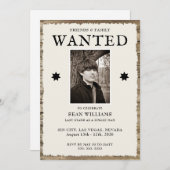 Invitation Photo & Code QR Week-end de célibataire (Devant / Derrière)