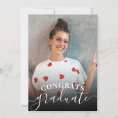 Invitation Photo Collage Graduation Party Bourgogne 2022 (Dos)