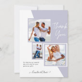 Invitation Photo Collage MERCI Mariage/bébé/diplômé/TOUT (Devant)
