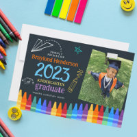 Photo Coloré Enfants Diplôme École Primaire