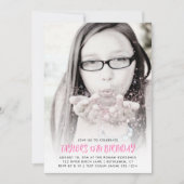 Invitation Photo complète Customisée à tout âge Anniversaire  (Devant)