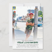 Invitation Photo complète Customisée à tout âge Anniversaire  (Devant)