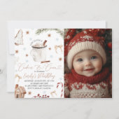 Invitation photo Cookies & Cocoa (Devant)