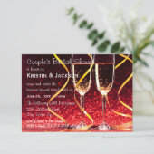 Invitation Photo coupe Champagne - Fête de l'mariée 3x5 (Debout devant)