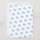 Invitation PHOTO Cute Coquette Marine Bow Sweet 16 (Dos)