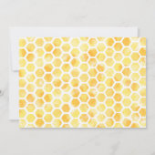 Invitation photo d'abeille modifiable (Dos)