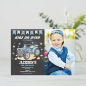 Invitation photo d'anniversaire 4x4 / Quad (Debout devant)