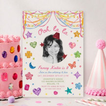 Photo d'anniversaire coloré de fantaisie Nancy en