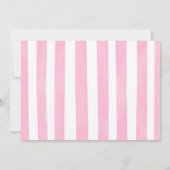 Invitation photo d'anniversaire de ballerine (Dos)