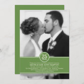 Invitation photo d'anniversaire de groupe élégant (Devant / Derrière)