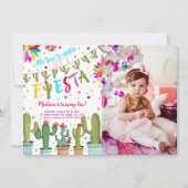 Invitation Photo d'anniversaire de la fête (Devant)