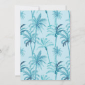 Invitation Photo d'anniversaire de la fête de la piscine de f (Dos)