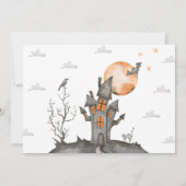 Invitation photo d'anniversaire de la fête d'Hallo (Dos)