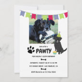 Invitation photo d'anniversaire de Labrador Retrie (Devant)