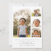 Invitation Photo d'anniversaire de l'Invitation (Dos)