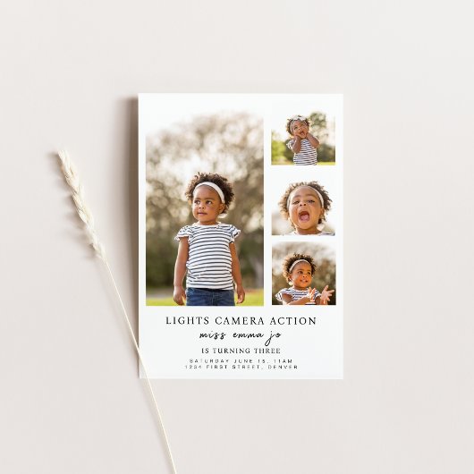 Invitation Photo d'anniversaire de l'Invitation