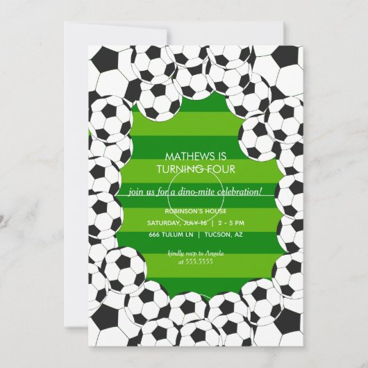 Invitation Photo d'anniversaire d'enfants (Devant)