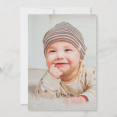 Invitation Photo d'anniversaire d'enfants (Dos)