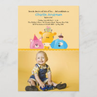 Invitation photo d'Anniversaire des amis