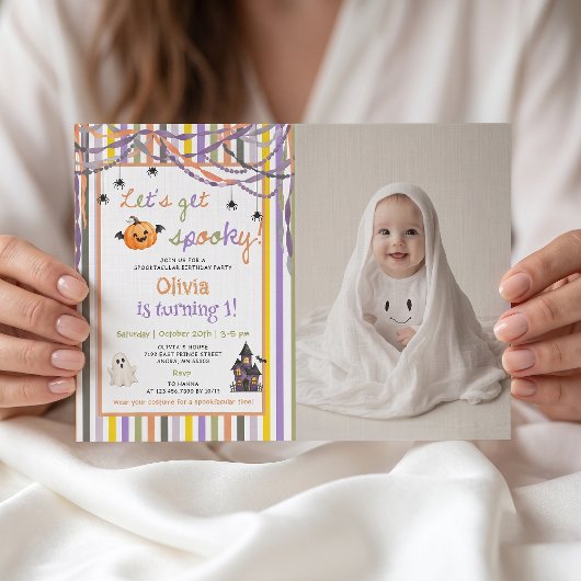 Invitation Photo d'anniversaire effrayant