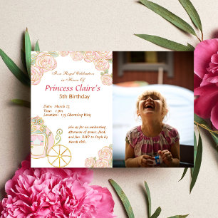 Invitation photo d'anniversaire enchanteresse Prin
