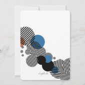 Invitation Photo d'Anniversaire Moderne (Dos)