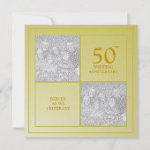 Invitation Photo d'anniversaire passé & présent pour un jubil (Devant)