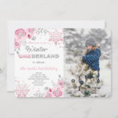 Invitation photo d'anniversaire pour un an sur le  (Devant)