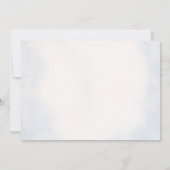 Invitation Photo d'anniversaire un an avec ours en peluche bl (Dos)