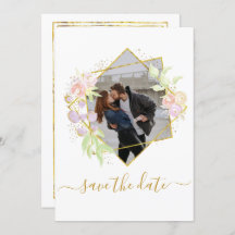 Photo d'aquarelle moderne Enregistrer la date