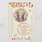 Invitation photo d'automne (Devant / Derrière)