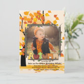 Invitation photo d'automne (Debout devant)