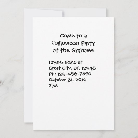 Invitation Photo d'automne citrouille et maman (Dos)