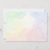 Invitation Photo de 1er anniversaire de fille Safari Wild One (Dos)