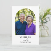 Invitation Photo de 75e anniversaire de mariage We Still Do (Debout devant)