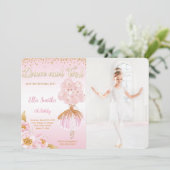 Invitation photo de ballerine (Debout devant)