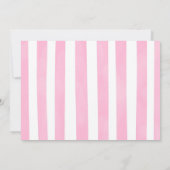 Invitation photo de ballerine arc-en-ciel  (Dos)