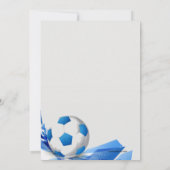 Invitation photo de bals de football (Dos)