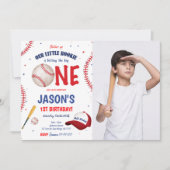 Invitation photo de baseball (Devant)