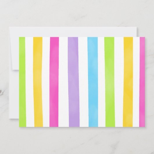 Invitation photo de bonbons (Dos)