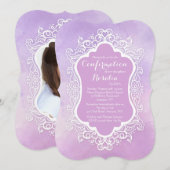 Invitation photo de cadre vintage (Devant / Derrière)