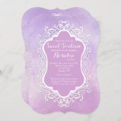 Invitation photo de cadre vintage (Devant / Derrière)