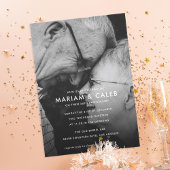 Invitation Photo de célébration d'anniversaire de mariage de