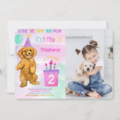 Invitation photo de chiot (Devant)