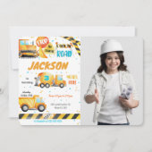 Invitation photo de construction (Devant)