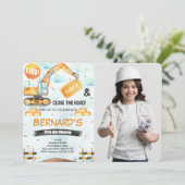 Invitation photo de construction (Debout devant)