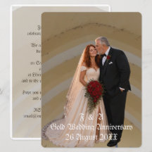 Photo de couple de noces d'or 50e anniversaire de