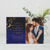 Invitation Photo de couple romantique (Debout devant)