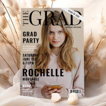 Photo de couverture de magazine stylée pour une fê